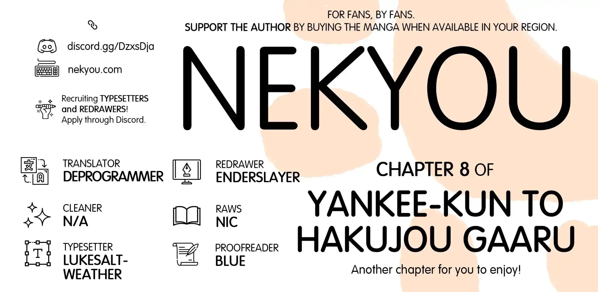 Yankee-kun to Hakujou Gaaru Chapter 8 1